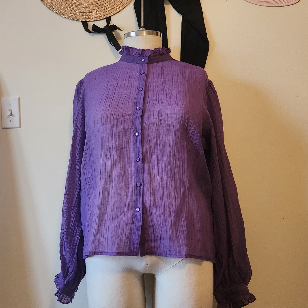 The Hippie Shake "Across The Universe" Prudence Blouse Size UK24/US20